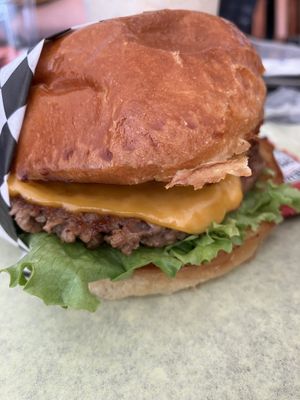   at Malibu's Burgers in Oakland