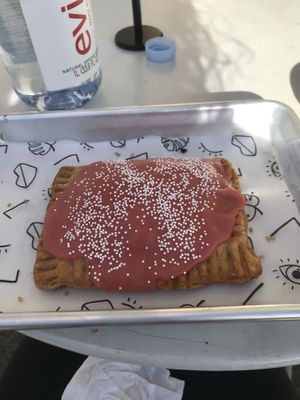 Raspberry Strawberry Poptart - amazing at Lulu Green in Boston