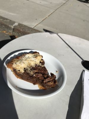 Pecan pie at Lulu Green in Boston