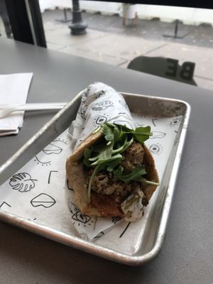 Bbq cauliflower sandwich  at Lulu Green in Boston