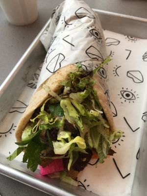 Shwarma  at Lulu Green in Boston