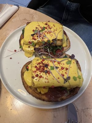 Tofu Hollandaise   at Lulu Green in Boston