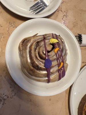 Cinnamon roll  at Lulu Green in Boston