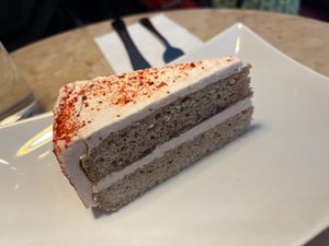 Strawberry cake  at Lulu Green in Boston