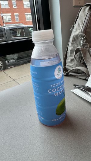 Agua de coco  at Lulu Green in Boston
