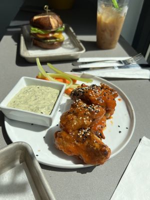 Wings  at Lulu Green in Boston