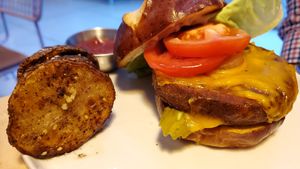 Lulu Burger at Lulu Green in Boston