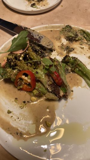 Oops forgot to take a shot of the broccoli in time. It was delish  at Lulu Green in Boston