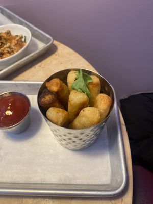 Yuca fries  at Lulu Green in Boston