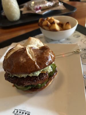 HOT HONEY GLAZED CRISPY CHICK'N SANDWICH  at Lulu Green in Boston