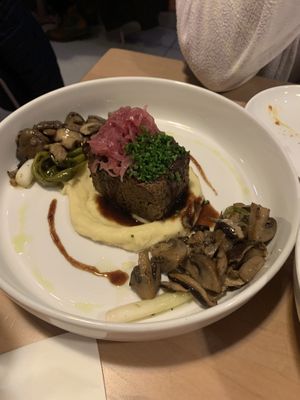 Mushroom short rib  at Lulu Green in Boston