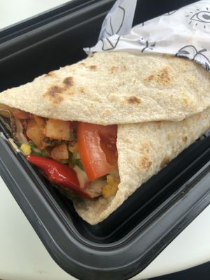 Kimchi Breakfast Burrito at Lulu Green in Boston