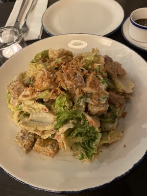 Tofu Caesar  at Wulf & Lamb Marylebone in London