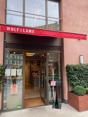 Entrance at Wulf & Lamb Marylebone in London