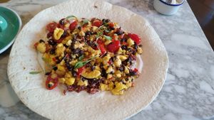 Open Burrito at Wulf & Lamb Marylebone in London