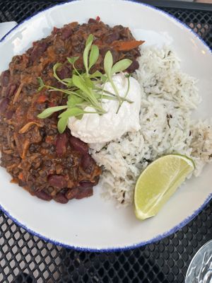 Chilli non carne  at Wulf & Lamb Marylebone in London