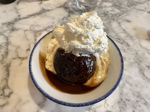 Sticky Toffee Pudding  at Wulf & Lamb Marylebone in London