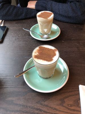 Chai latte   at Wulf & Lamb Marylebone in London