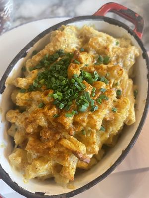 Mac and cheese  at Wulf & Lamb Marylebone in London