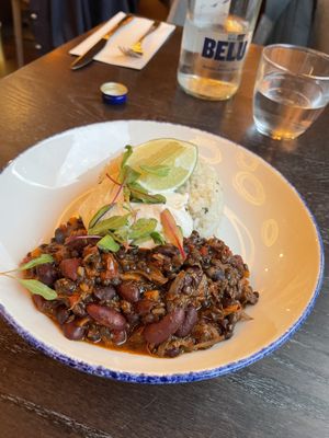 Chili equally amazing, nice and smokey   at Wulf & Lamb Marylebone in London