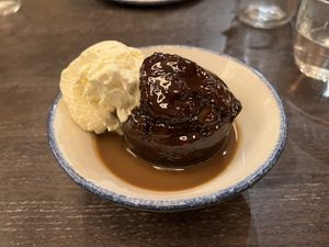Hot chocolate/ Toffee thing I forgot the name of  at Wulf & Lamb Marylebone in London