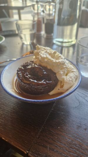 Sticky toffee pud at Wulf & Lamb Marylebone in London