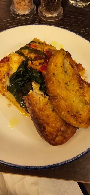 Lasagne at Wulf & Lamb Marylebone in London