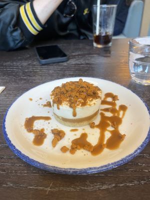 Banoffee cheesecake   at Wulf & Lamb Marylebone in London
