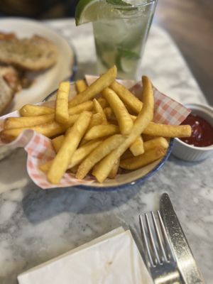 Fries   at Wulf & Lamb Marylebone in London