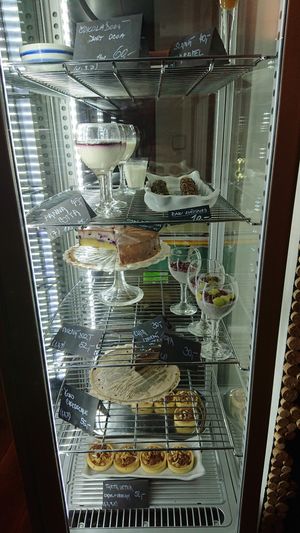 Complete vegetarian and vegan hand made cakes and desserts for the day at Kavárna u Madony in Cesky Brod