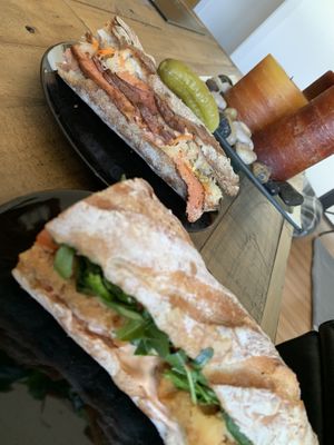Reuben and cutlet sandwiches  at Zilch Bakery & Deli in Glasgow