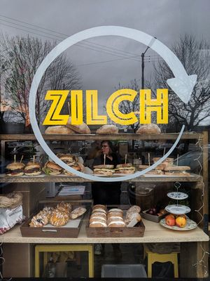 Store front at Zilch Bakery & Deli in Glasgow