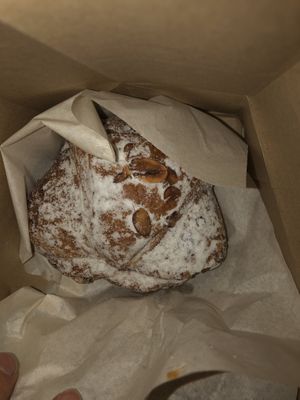 Almond Croissant  at Zilch Bakery & Deli in Glasgow