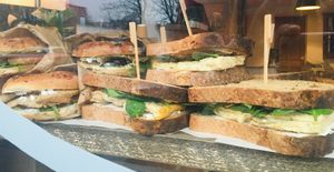 Vegan egg at Zilch Bakery & Deli in Glasgow