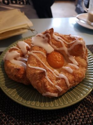 Apricot danish at Zilch Bakery & Deli in Glasgow
