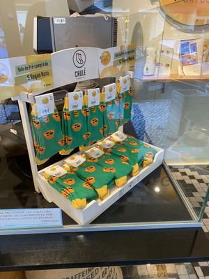 Socks at VeganNata - Campo de Ourique in Lisbon