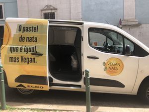 Company car   at VeganNata - Campo de Ourique in Lisbon