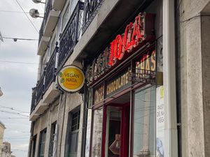 Entrance at VeganNata - Campo de Ourique in Lisbon