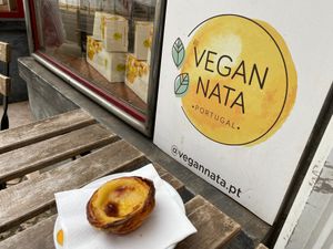 Try one while outside! at VeganNata - Campo de Ourique in Lisbon
