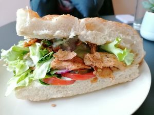 Döner at Vegan Loving Hut Neubau in Vienna