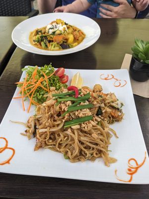 Pad thai at Vegan Loving Hut Neubau in Vienna