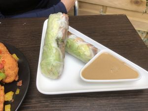 Summer Rolls   at Vegan Loving Hut Neubau in Vienna