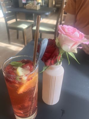 Homemade limonade   at Vegan Loving Hut Neubau in Vienna