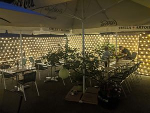 Nice lovely, quiet garden with lots of green at Vegan Loving Hut Neubau in Vienna