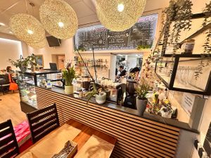 Bar  at Vegan Loving Hut Neubau in Vienna