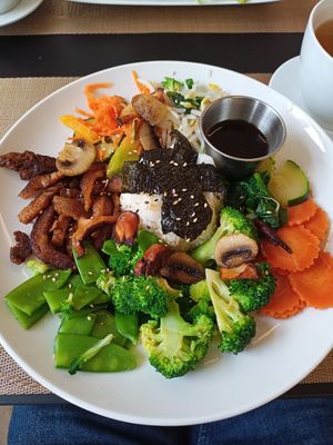 Berg Shasta at Vegan Loving Hut Neubau in Vienna