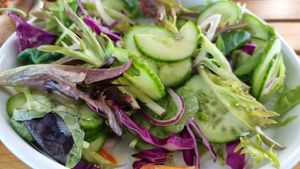 Salad at Shoal Bay Country Club in Shoal Bay