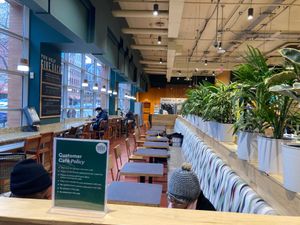 Places to sit and eat your food at Whole Foods Market - Downtown Evanston in Evanston