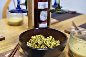 Non-beef vegan mac & cheese  at BoricuaLay in Hialeah