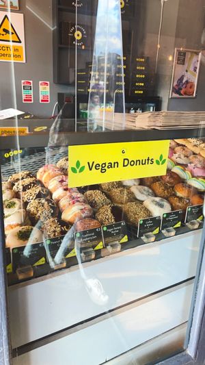 Vegan donuts  at The Rolling Donut - O'Connell St Kiosk in Dublin